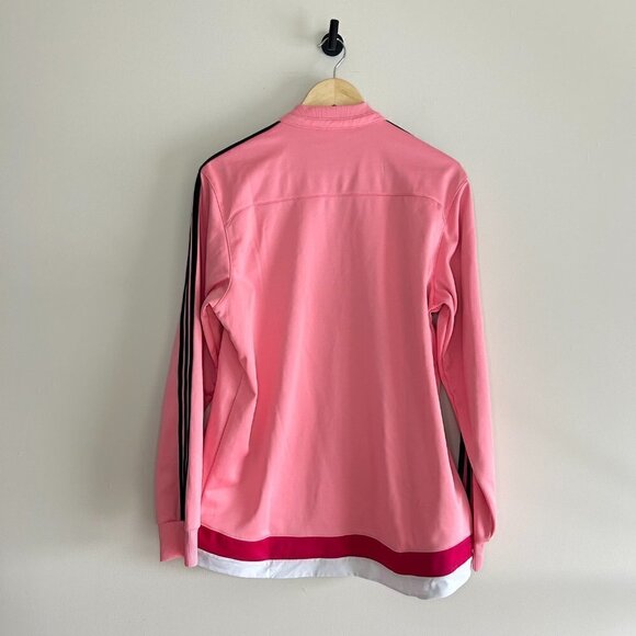 Adidas Juventus 2015-2016 Anthem Pink Zip Up Jacket Size L - Picture 6 of 7